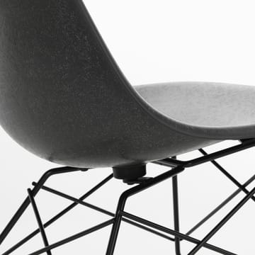 Eames Fiberglass Side Chair LSR loungestol - Elephant hide grey-deep black - Vitra