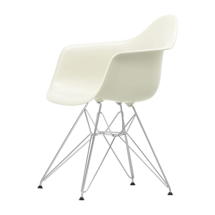 Eames Plastic Armchair RE DAR stol, 11 pebble-chrome Vitra