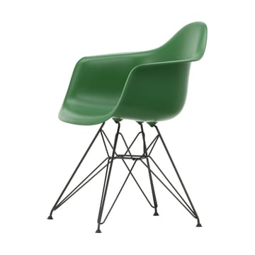 Eames Plastic Armchair RE DAR stol - 17 emerald -black - Vitra