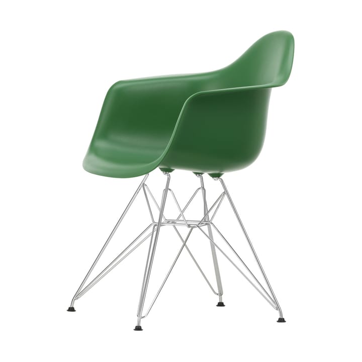 Eames Plastic Armchair RE DAR stol, 17 emerald -chrome Vitra