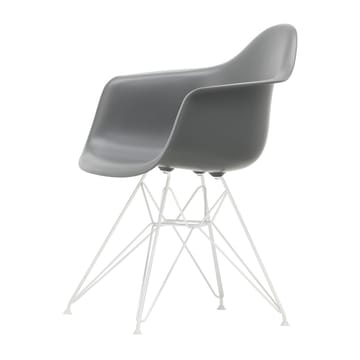 Eames Plastic Armchair RE DAR stol - 56 granite grey-white - Vitra