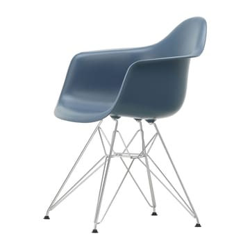 Eames Plastic Armchair RE DAR stol - 83 sea blue-chrome - Vitra