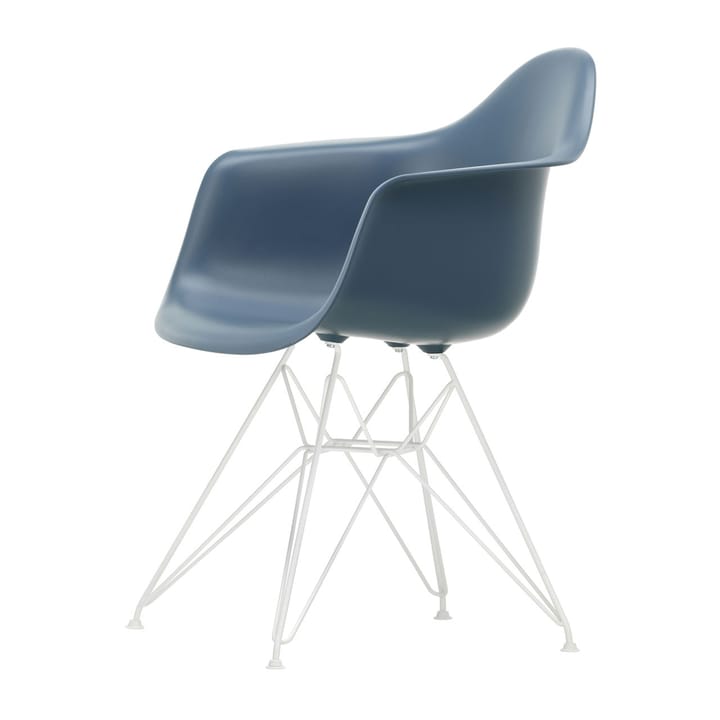 Eames Plastic Armchair RE DAR stol, 83 sea blue-white Vitra