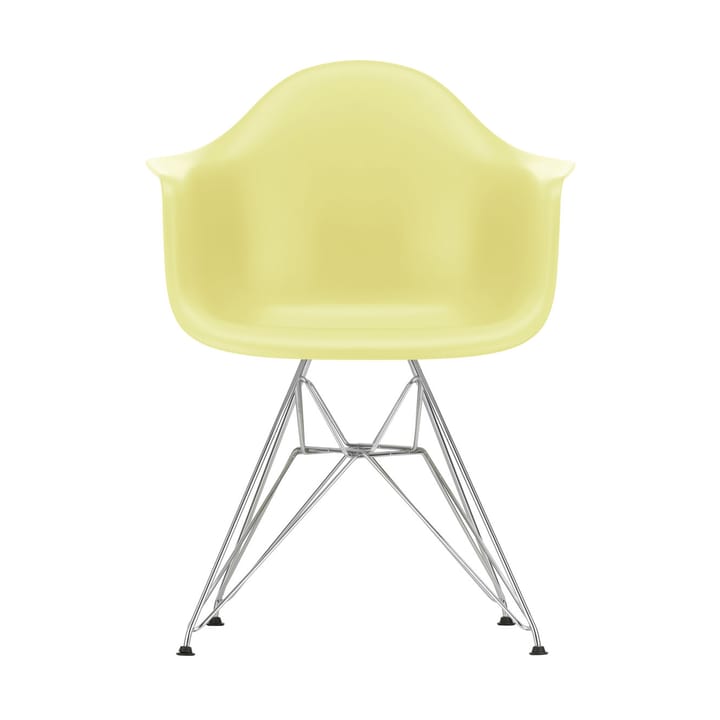 Eames Plastic Armchair RE DAR stol - 92 citron-chrome - Vitra