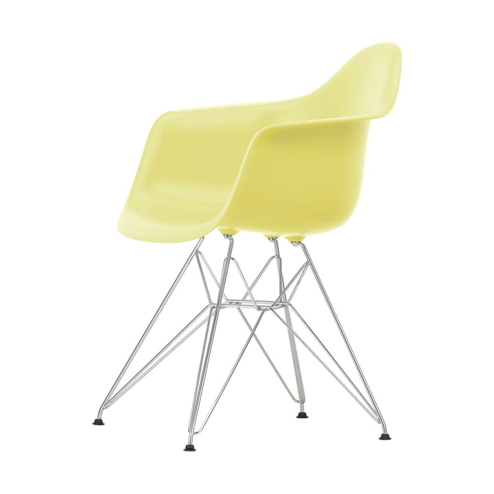 Eames Plastic Armchair RE DAR stol - 92 citron-chrome - Vitra