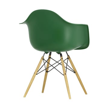 Eames Plastic Armchair RE DAW stol - 17 emerald -golden maple - Vitra