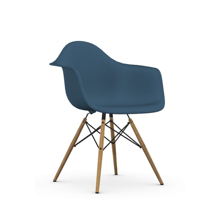 Eames Plastic Armchair RE DAW stol - 83 sea blue-ash - Vitra