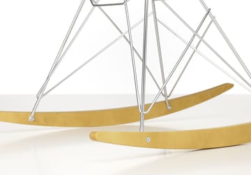 Eames Plastic Armchair RE RAR gungstol - 11 pebble-chrome-golden maple - Vitra