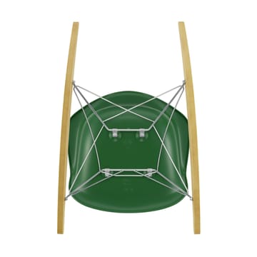 Eames Plastic Armchair RE RAR gungstol - 17 emerald -chrome-golden maple - Vitra