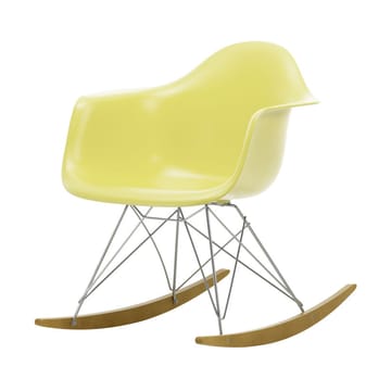 Eames Plastic Armchair RE RAR gungstol - 92 citron-chrome-golden maple - Vitra