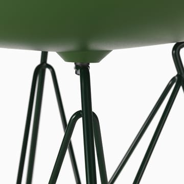 Eames Plastic Side Chair DSR Soft Glides stol  - Forest 48-dark green 24 - Vitra