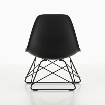 Eames Plastic Side Chair LSR loungestol - Deep black-deep black - Vitra