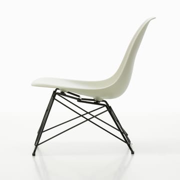 Eames Plastic Side Chair LSR loungestol - Pebble-deep black - Vitra