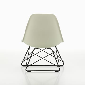 Eames Plastic Side Chair LSR loungestol - White-deep black - Vitra