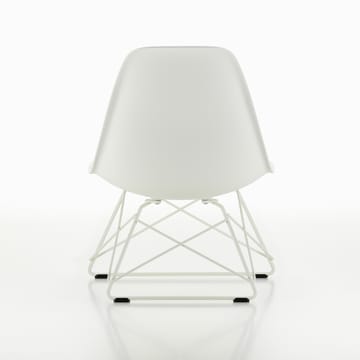 Eames Plastic Side Chair LSR loungestol - White-white - Vitra