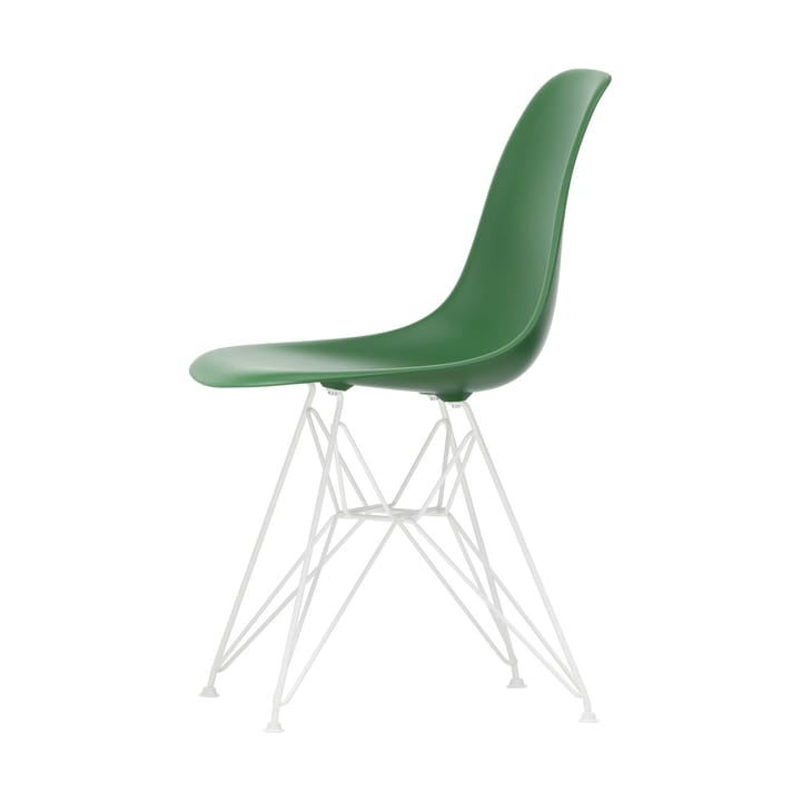 Eames Plastic Side Chair RE DSR stol - 17 emerald -white - Vitra