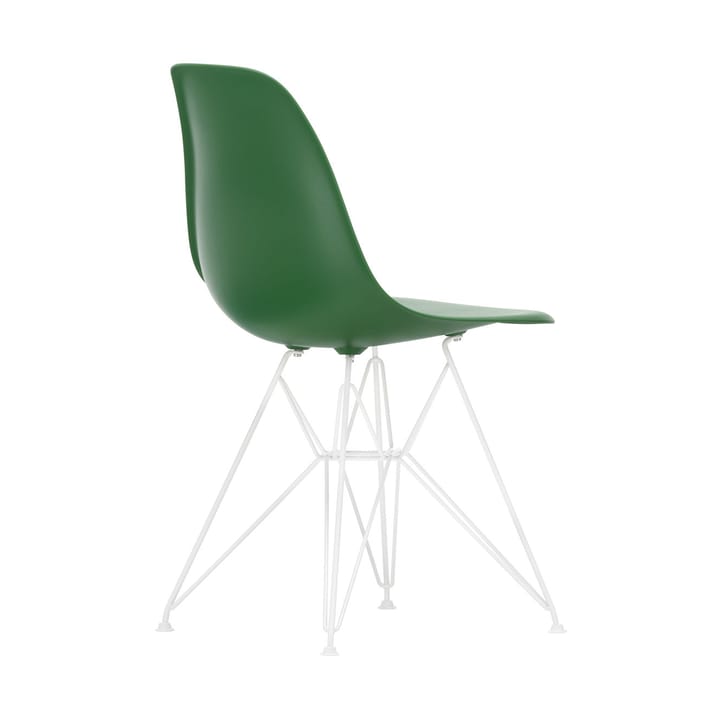 Eames Plastic Side Chair RE DSR stol - 17 emerald -white - Vitra