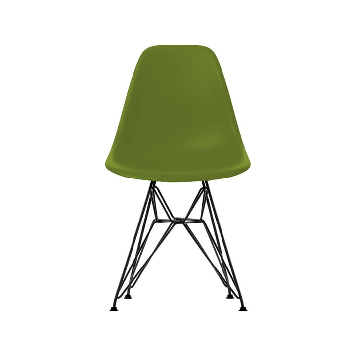 Eames Plastic Side Chair RE DSR stol - 48 forest-basic dark - Vitra