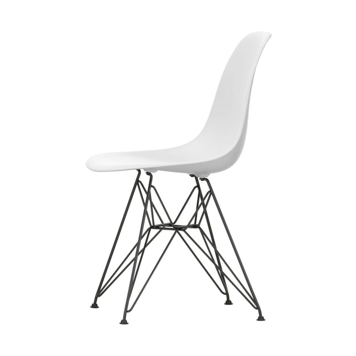 Eames Plastic Side Chair RE DSR stol, 85 cotton white-basic dark Vitra