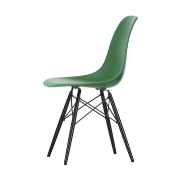 Eames Plastic Side Chair RE DSW stol - 17 emerald -black maple - Vitra