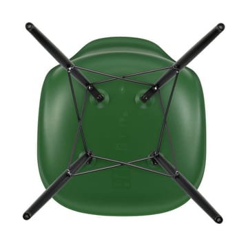 Eames Plastic Side Chair RE DSW stol - 17 emerald -black maple - Vitra