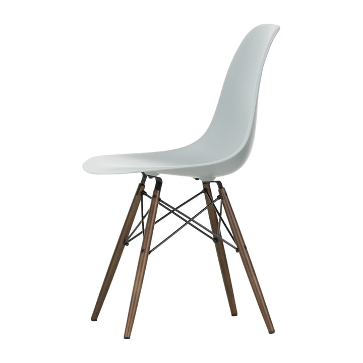 Eames Plastic Side Chair RE DSW stol, 24 light grey-dark maple Vitra