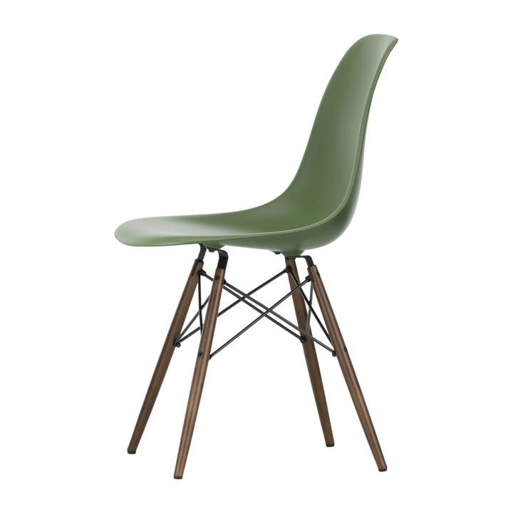 Eames Plastic Side Chair RE DSW stol - 48 forest-dark maple - Vitra