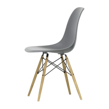 Eames Plastic Side Chair RE DSW stol - 56 granite grey-ash - Vitra