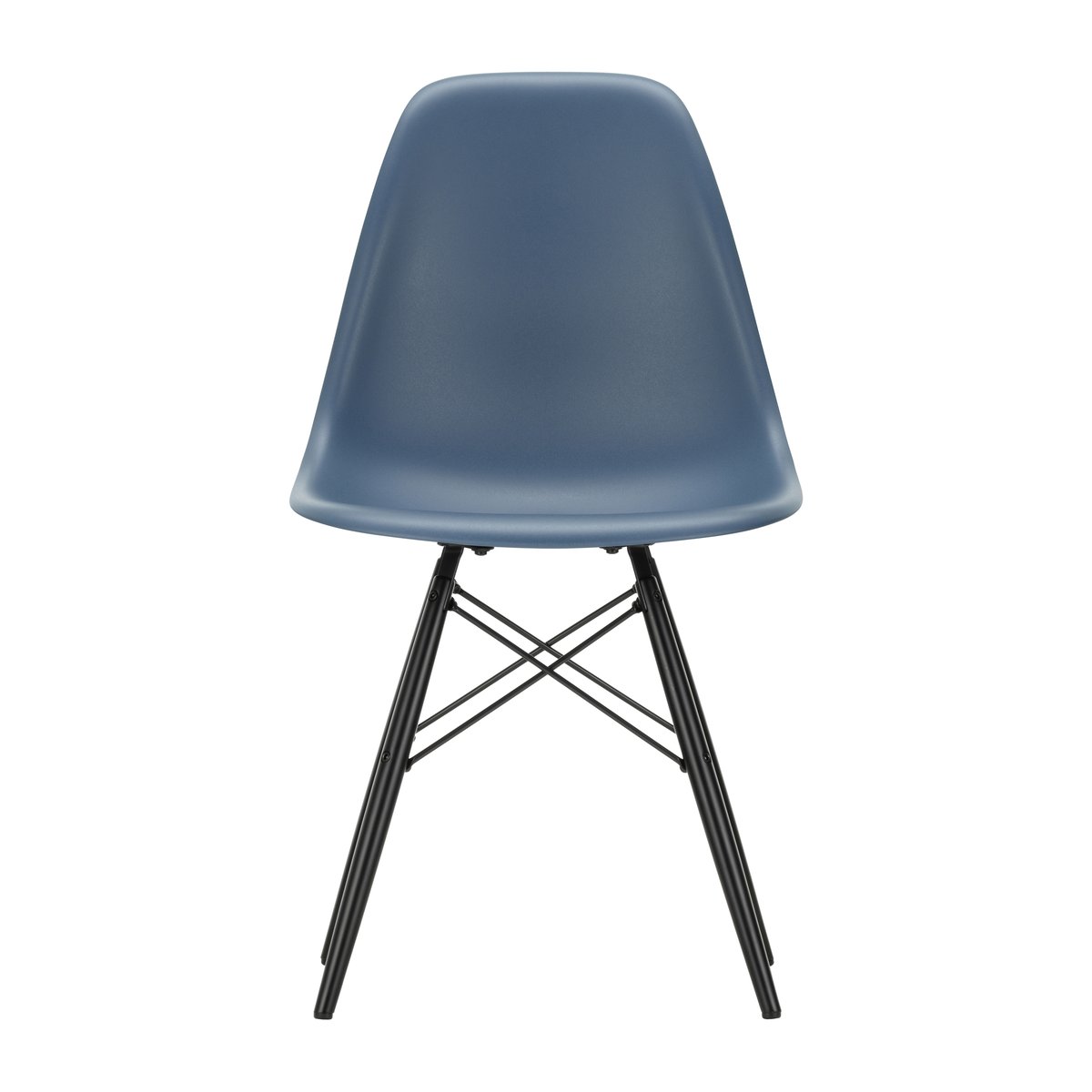 Vitra Eames Plastic Side Chair RE DSW stol 83 sea blue-black maple