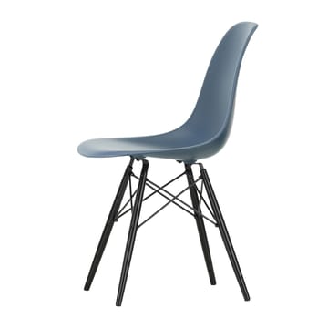 Eames Plastic Side Chair RE DSW stol - 83 sea blue-black maple - Vitra