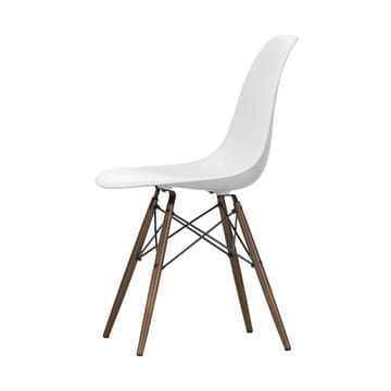 Eames Plastic Side Chair RE DSW stol - 85 cotton white-dark maple - Vitra