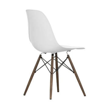 Eames Plastic Side Chair RE DSW stol - 85 cotton white-dark maple - Vitra