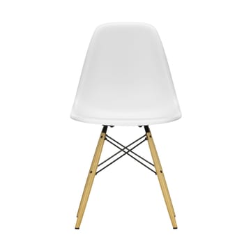 Eames Plastic Side Chair RE DSW stol - 85 cotton white-golden maple - Vitra