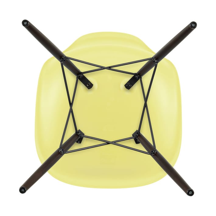 Eames Plastic Side Chair RE DSW stol, 92 citron-dark maple Vitra