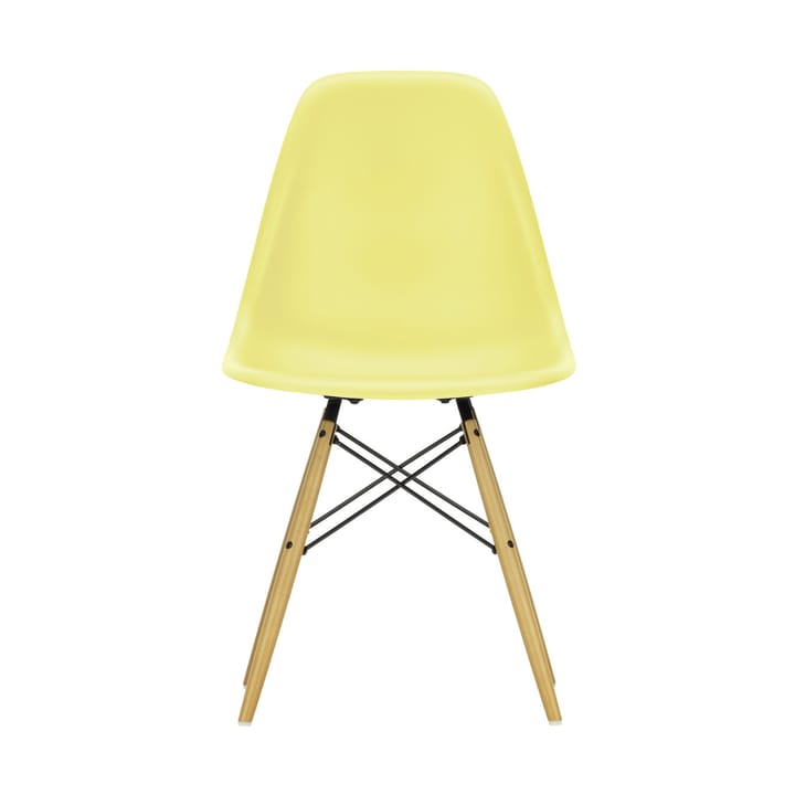 Eames Plastic Side Chair RE DSW stol - 92 citron-golden maple - Vitra