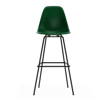 Eames Plastic Stool RE barpall - High Emerald green-black - Vitra