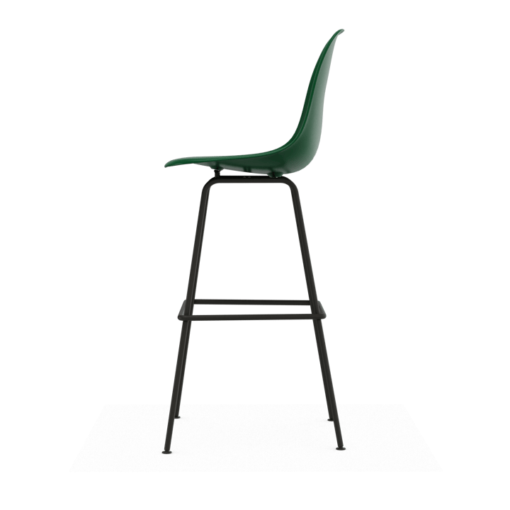 Eames Plastic Stool RE barpall, High Emerald green-black Vitra