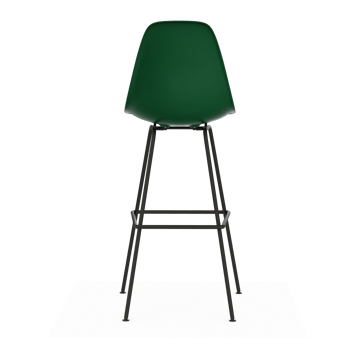 Eames Plastic Stool RE barpall - High Emerald green-black - Vitra