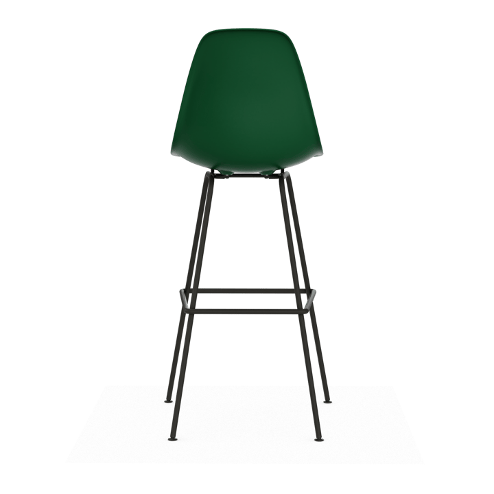 Eames Plastic Stool RE barpall, High Emerald green-black Vitra