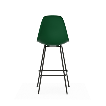 Eames Plastic Stool RE barpall - Medium Emerald green-black - Vitra