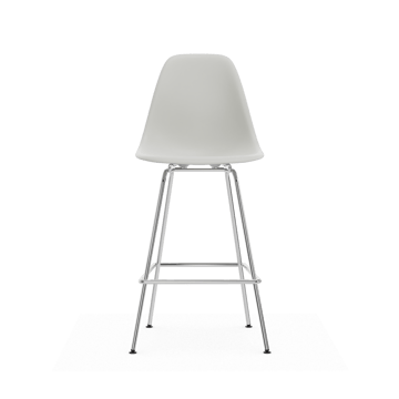 Eames Plastic Stool RE barpall - Medium White-chrome - Vitra