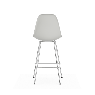 Eames Plastic Stool RE barpall - Medium White-chrome - Vitra