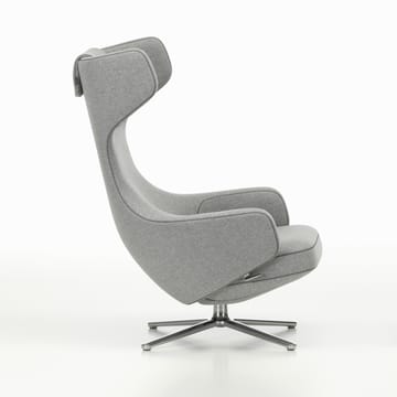 Grand repos fåtölj aluminiumstativ - Cosy 2 pebble grey - Vitra