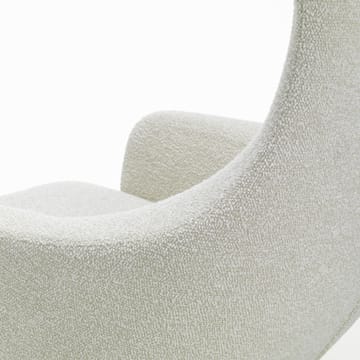 Grand Repos fåtölj & Ottoman aluminiumstativ - Nubia 01 ivory-pearl - Vitra