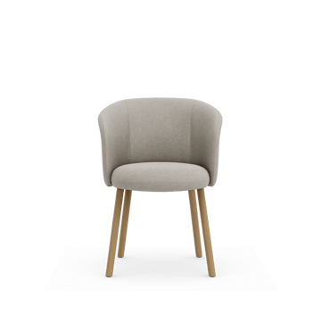 Mikado Armchair stol - Nubia Ivory-pearl-natural oak - Vitra