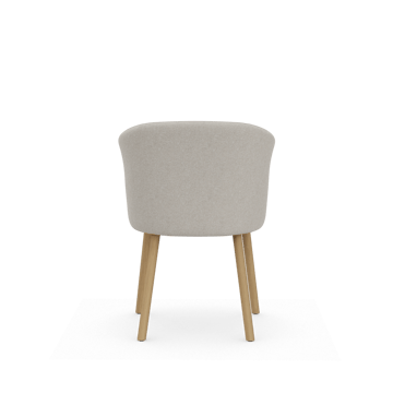 Mikado Armchair stol - Nubia Ivory-pearl-natural oak - Vitra