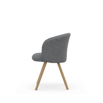 Mikado Armchair stol - Savana Pebble-natural oak - Vitra