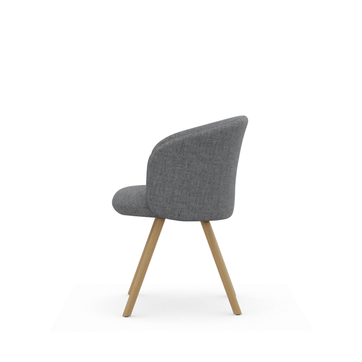 Mikado Armchair stol, Savana Pebble-natural oak Vitra