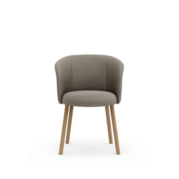 Mikado Armchair stol - Savana Sand melange-natural oak - Vitra