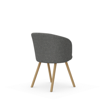 Mikado Armchair stol - Savana Sierra melange-natural oak - Vitra